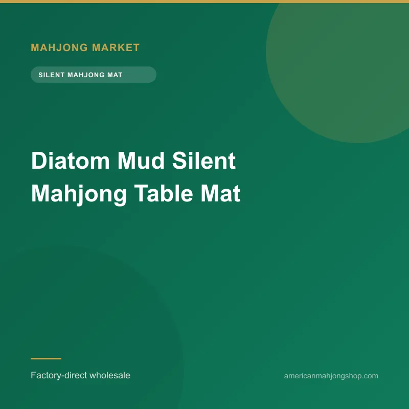 Diatom Mud Silent Mahjong Table Mat