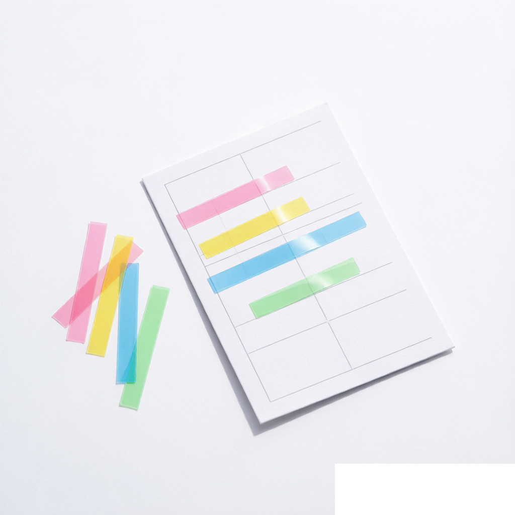 Mahjong Line Finder Highlighter Tape (320pcs)